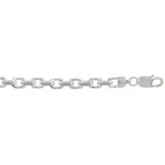 4.5mm Cable Chain, 7" - 24" Length, Sterling Silver